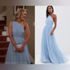 Prom or ball dress size 4 ASOS light blue